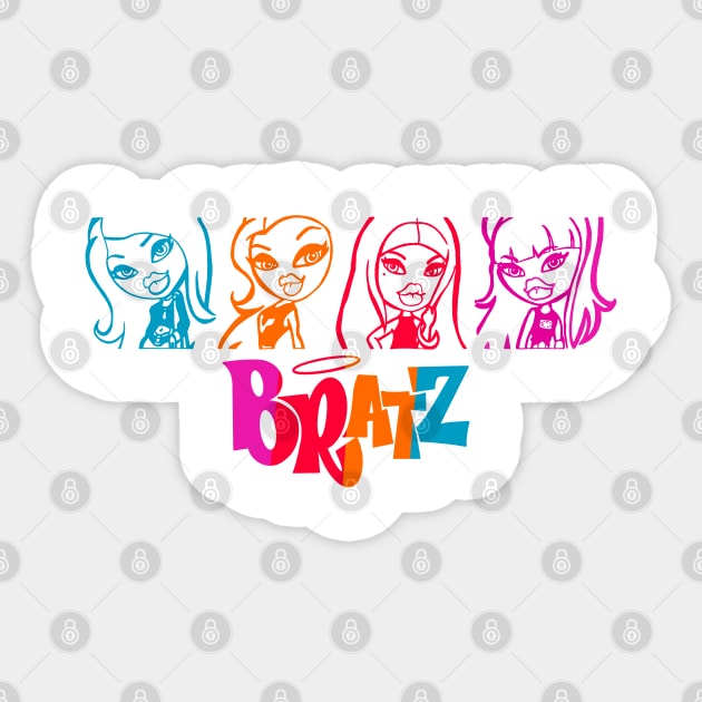 Bratz Girls Sticker by KnockDown